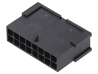 43020-1601 MicroFit 3.0 Plug DR FreeHang 16Ckt MOLEX