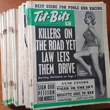 Titbits Magazines 1960 to 1964 - Vintage UK Paper Magazines - Your Choice