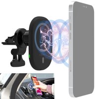 Callstel Kfz-Smartphone-Halterung & LadegeräT, Magsafe- Und Qi-Kompatibel, 15 W