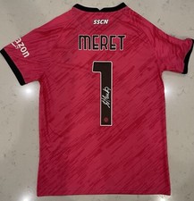 Football - Alex Meret - Hand Signed Shirt Napoli- Italy Champions