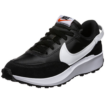 Nike Waffle Debut Women black/white/orange/clear Damen Sneaker DH9523-002
