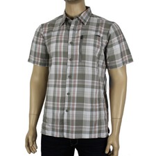 New Mens Columbia "Kestrel Trail" Vented Omni-Wick Plaid Short Sleeve Shirt