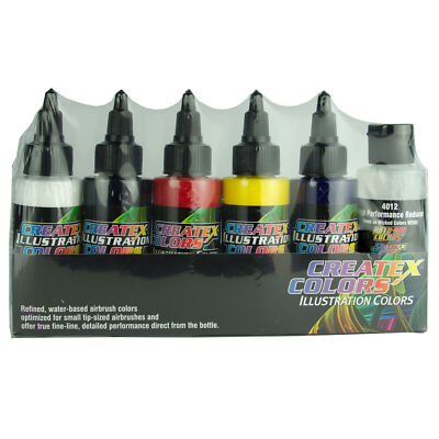 (206,92 /1l) Createx Airbrushfarben Illustration Primary 508100 transparente Air