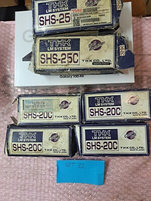 THK Führungswagen SHS-20C + SHS-25C ( 6 Stück ) Set/Konvolut Nr. 32