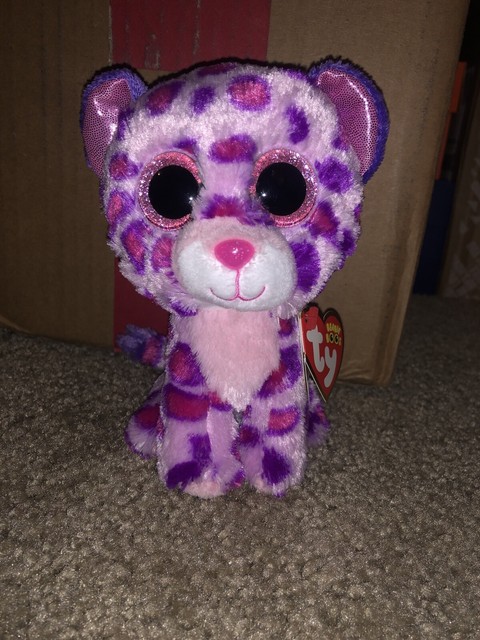 ty pink leopard