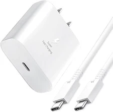 Original 45W Fast Wall Charger+Type C Cable For Samsung A16 A15 A26 35 36 A56 06