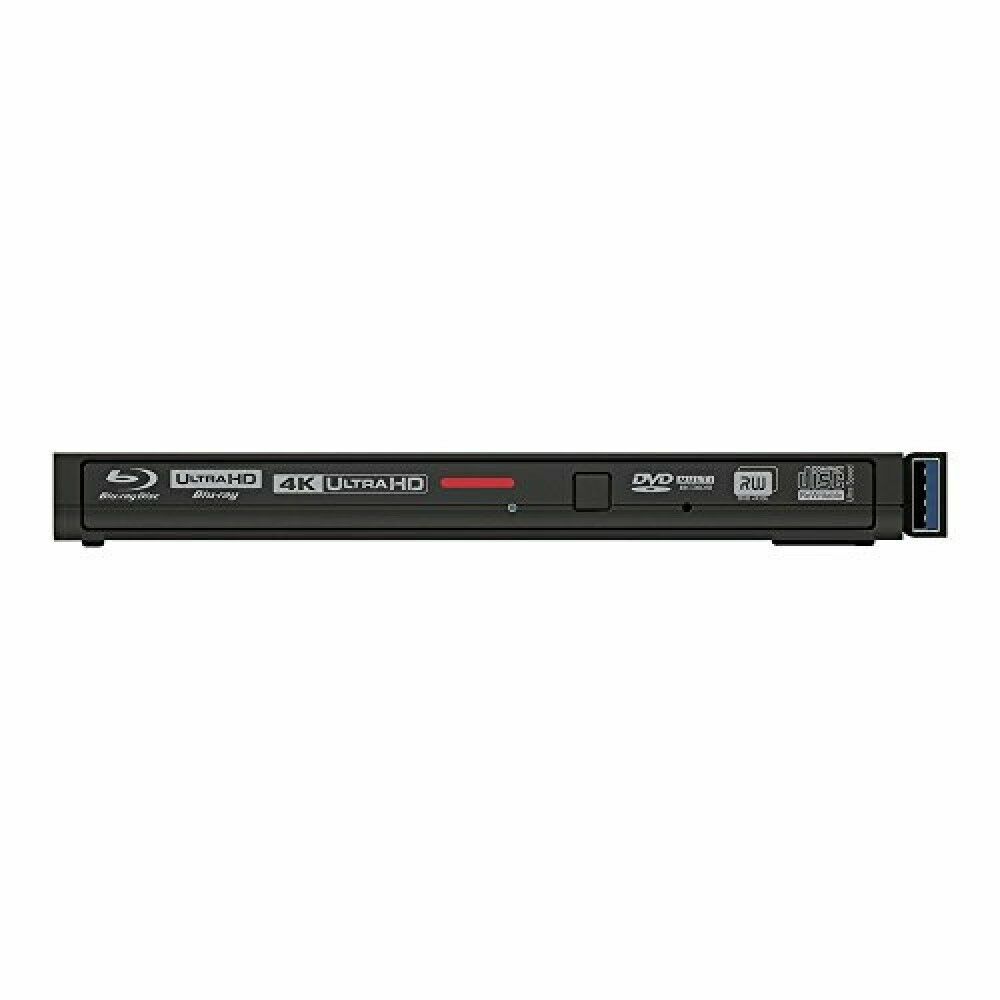 BUFFALO UHD BD compatible portable Blu-ray drive black BRUHD