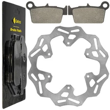 Rear Brake Disc Rotor W / Brake Pad Fits Yamaha YZ125 YZ250 YZ450F 2003 - 2025