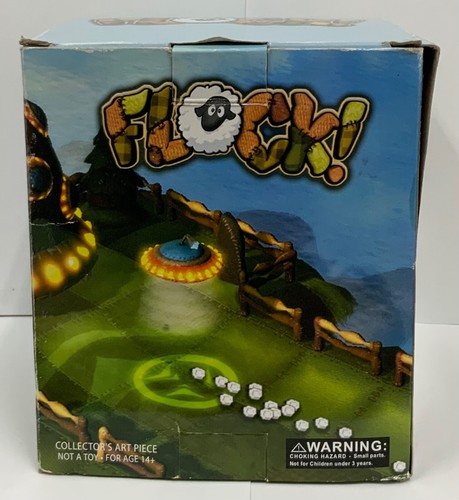 Flock! Capcom Collectors Art Piece Statue With Box UFO Abducting Farm Animals