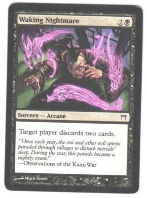 Magic_the_gathering Champions of Kamigawa Waking Nightmare #149 2004,MTG,LP