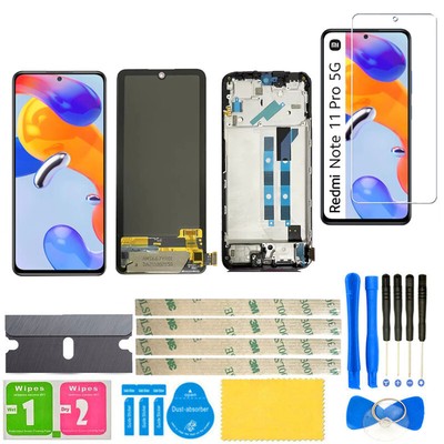 For Xiaomi Redmi Note 11 Pro 4G / 5G OLED LCD Display Touch Screen Digitizer