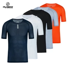 Cycling Base Layers Pro Cool Mesh Bicycle Short Sleeve Shirt Breathable Jerseys
