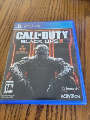 Call of Duty: Black OPS III  (PS4, 2015) Sony Playstation 4 Game Good Used Shape