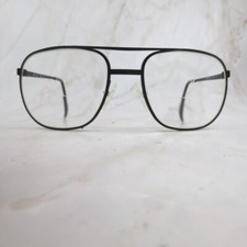 ArtCraft USA Eyeglasses Frame Passion Unisex Black Metal Aviator Full Rim 140