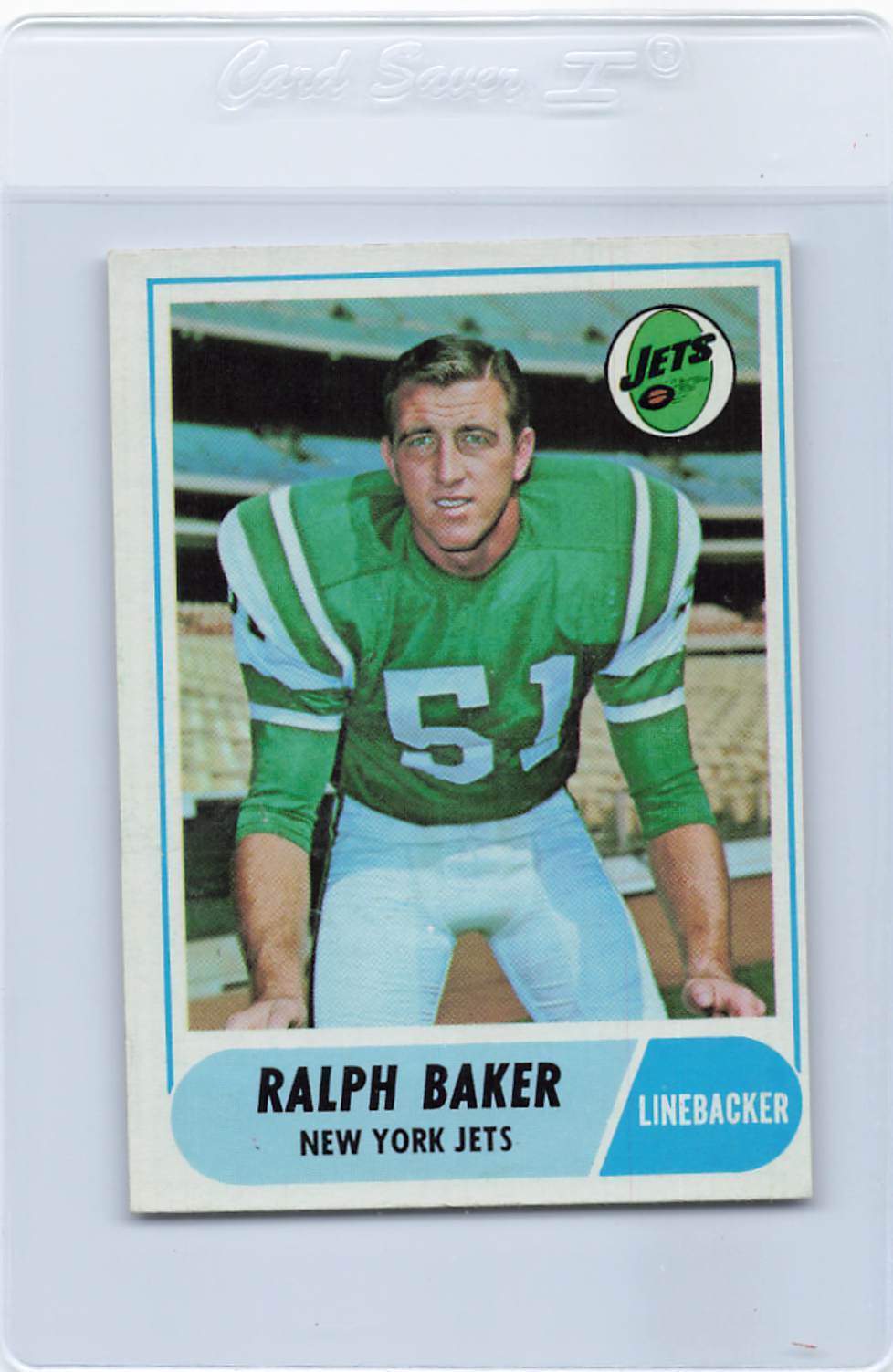 1968 Topps 38 Ralph Baker Jets EX/MT *DAC9538 eBay