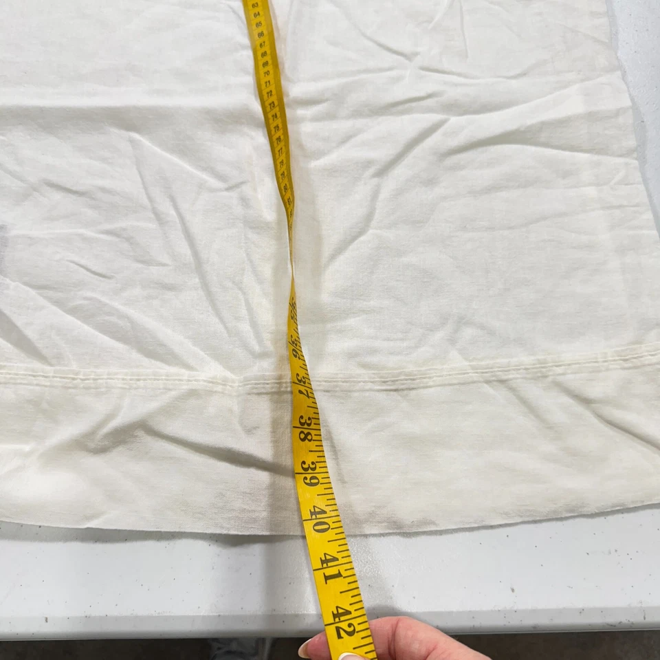 vera wang pillowcase king solid white linen blend neutral tones luxury comfort - Image 4 of 4