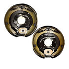 (2) Trailer Electric Brake Complete Back Plate 12x2 5200 6K 7K axle Camper Rv