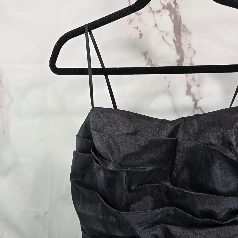 Bill Levkoff Dress Womens 2 Tule Event Prom Formal Gown Long Square Sweetheart A - Image 2 of 4