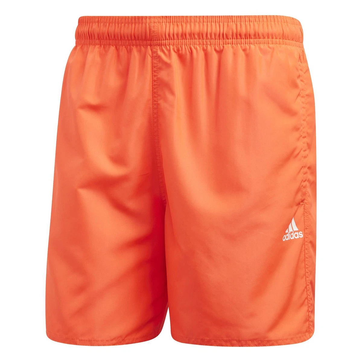 adidas MEN'S SOLID SWIM SHORTS CLX SH SL ORANGE SWIMMING POOL