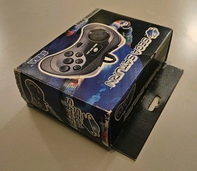 Sega Saturn Controller MK2 model 2 Black Control Pad Boxed New *Rare*