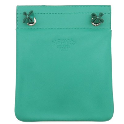Hermes Shoulder Bag Sac A Liane Mini Swift Green Used