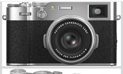 Fujifilm X100VI Digital Camera [Black/Silver] Made in Japan Open Box