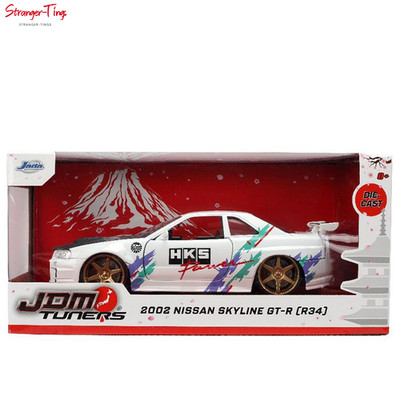 JADA 36339 - 1/24 JDM TUNER NISSAN SKYLINE GT-R (R34) 2002 WEISS