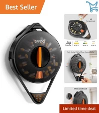 Pill Dispenser Organizer Plastic Large Capacity 14 Compartments Child Lock