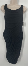 Free-Est Women's Sleeveless Clea Black Mini Body Con Dress Size Medium