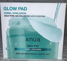 Anua Glow Pad PDRN Hyaluron Hyluronic Acid 60 Face Pads 6.08 fl.oz. Sealed, BNIB