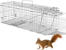 Rat and Squirrel Cage Trap, Live Multi-Catch Rat Trap Catch Effective Cage Trap