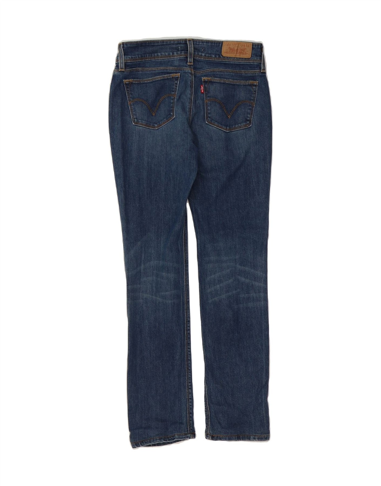 LEVI'S Womens 571 Slim Jeans W29 L31 Blue Cotton AG10 thumbnail 2