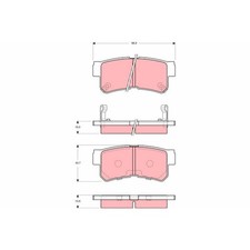 Kits de frein Hyundai TRAJET