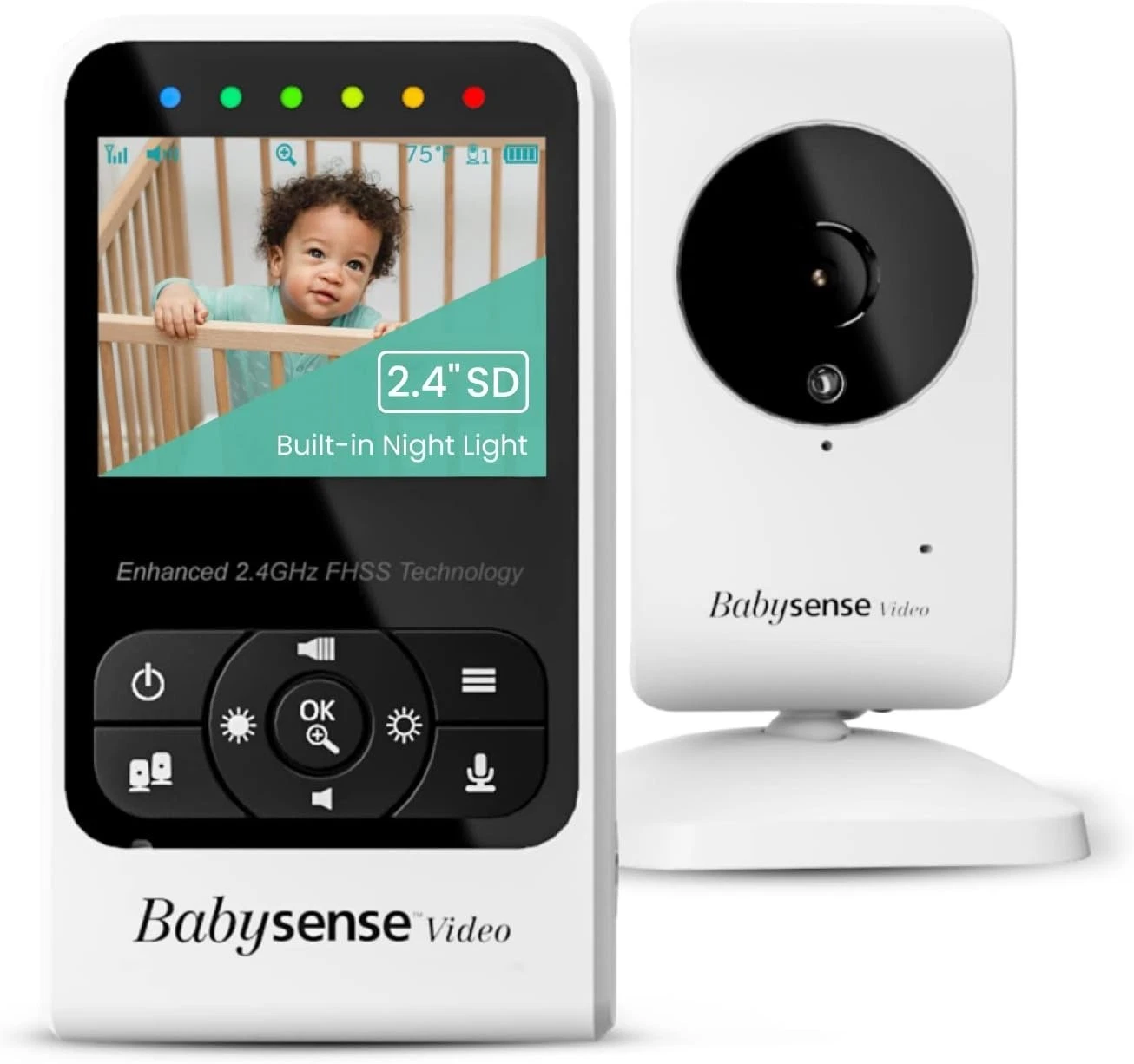Babysense New Video Baby Monitor with Camera-Audio, Long Range, Room Temperature
Opens in a new wind