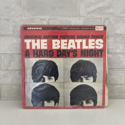 THE BEATLES  A HARD DAY'S NIGHT  LP 1st press stereo  I Cry Instead   VG+!