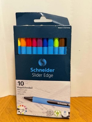 Schneider Slider Edge XB Ballpoint Pen Blue Barrel Assorted Ink