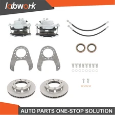 Labwork 14 Bolt Complete Disc Brake Conversion Kit For GM 1973-1988 Disk Brakes