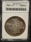 1888-O MORGAN SILVER MS65 !  CAMEO! PL/ PROOF LIKE Old Holder