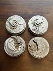 4 Antique Pocket Watch Movements American Waltham New Era 18s - Parts Lot