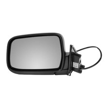 Left Driver Door Mirror Black Textured Manual Clear for Nissan Xterra 2000-2004