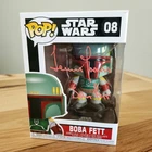 ⭐STAR WARS FUNKO POP: Temuera Morrison signed/inscribed BOBA FETT #08 BECK-COA