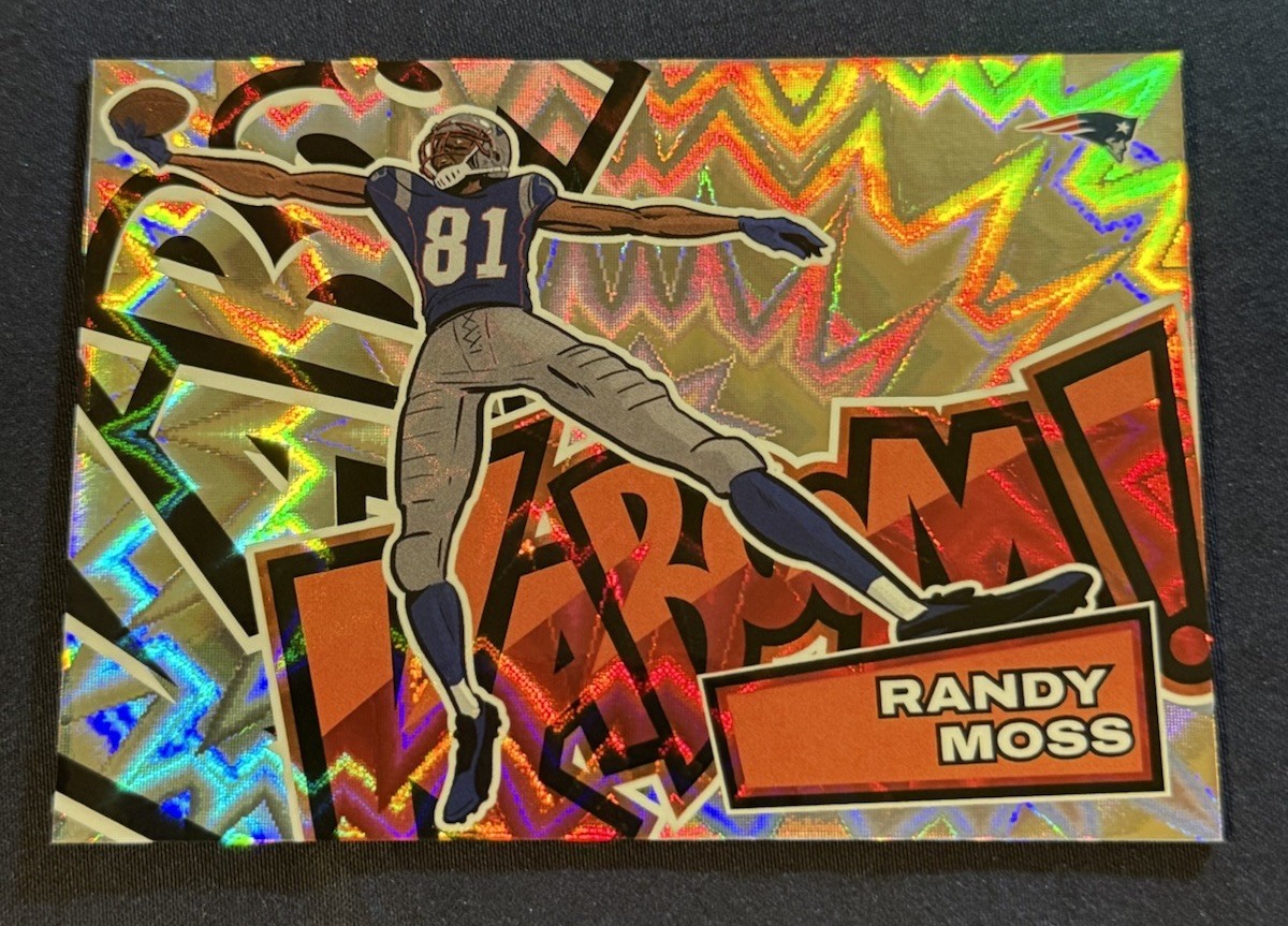 2025 Panini Absolute Kaboom! Horizontal Randy Moss #23 Patriots