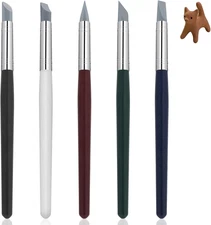 5Pcs Silicone Paint Brushes Clay Sculpting Tools Rubber Shapers for Art & Crafts