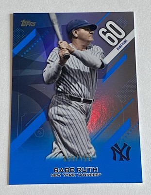 2026 Topps Series 2 Babe Ruth Crooked Numbers Blue /150