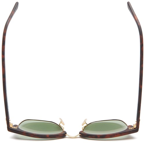 Ray-Ban Clubmaster Lunettes RB3016 114505 Tortue/Or/Vert Clair 49-21-140 - Photo 4 sur 4