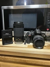 Nikon D3400 24.2MP DSLR Digital Camera Kit with 18-55mm 70-300mm Lens