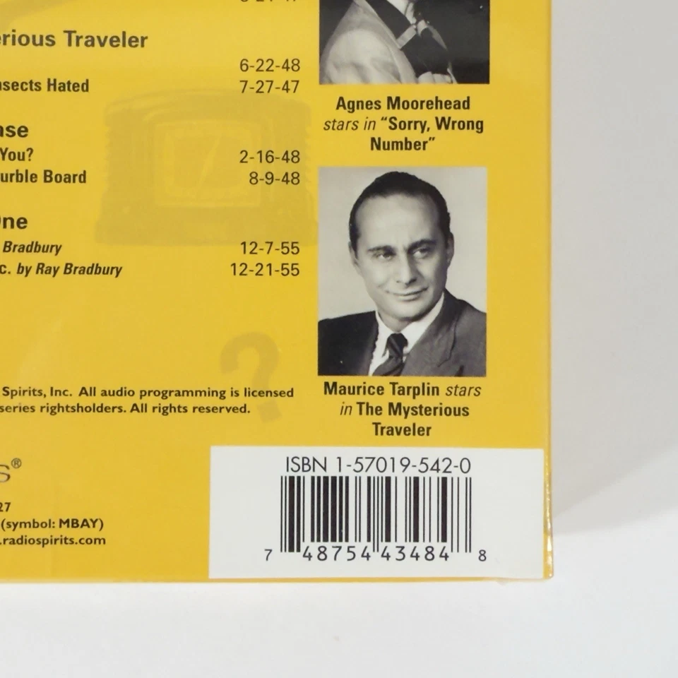 Radio Spirits 8 Cassette Tape Box Set Golden Age Of Radio Mysteries & Thrillers - Image 3 of 3