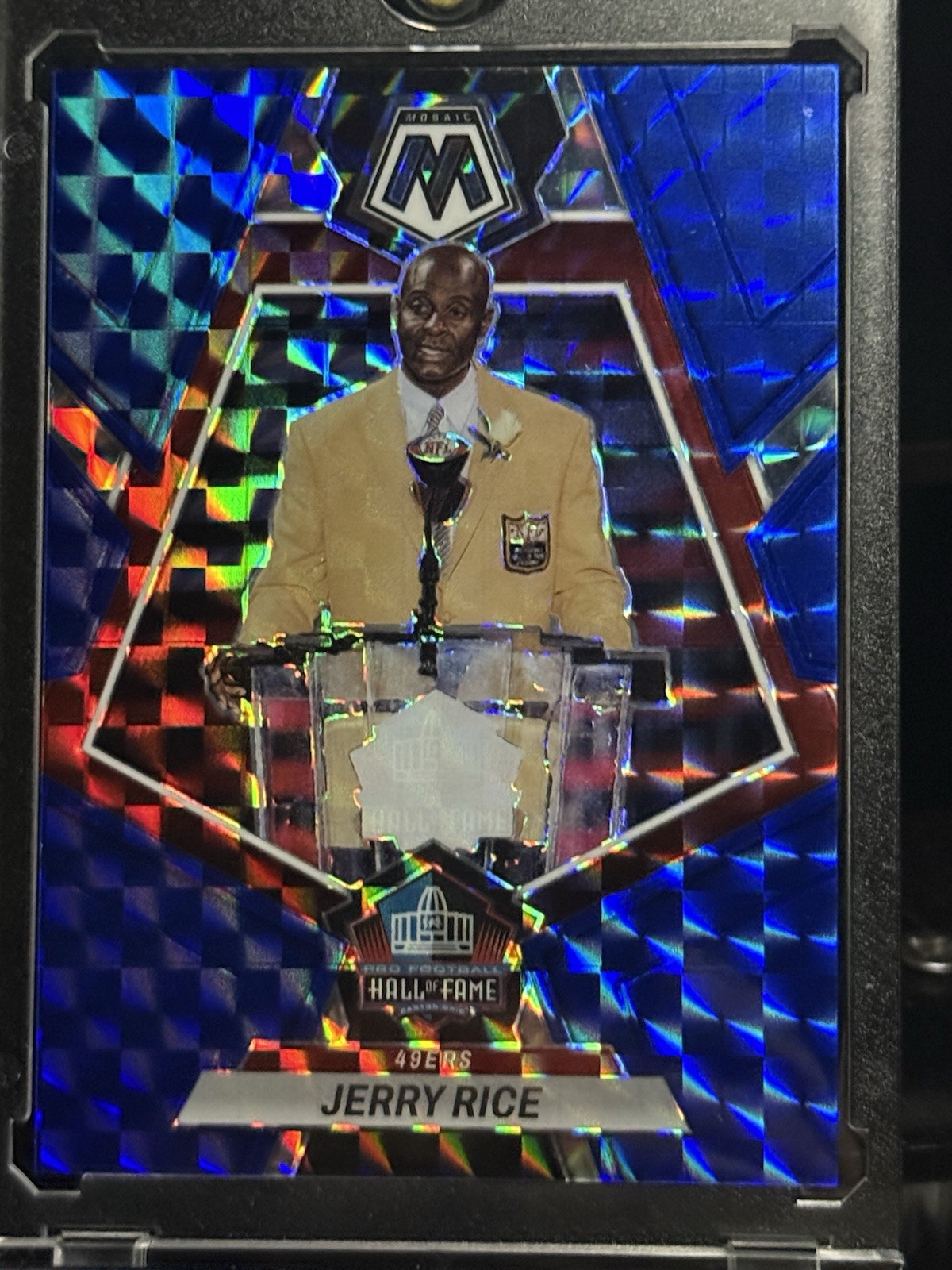 Jerry Rice #271 Football Cards 2023 Panini Mosaic trading card — raw and PSA graded price guide