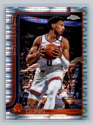 Ryan Dunn 2025-26 Topps Chrome #178 Pulsar Refractor Phoenix Suns