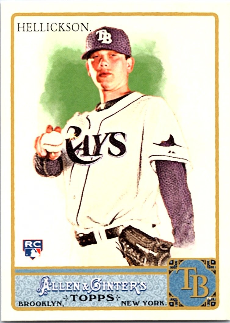 Jeremy Hellickson #20 Baseball Cards 2011 Topps Allen & Ginter trading card — raw and PSA graded price guide